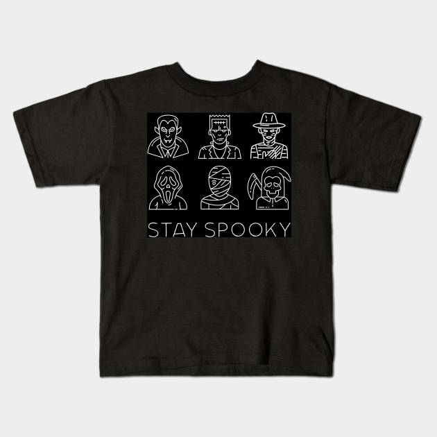 Halloween Extras Kids T-Shirt by giantplayful